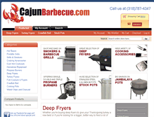 Tablet Screenshot of cajunbarbecue.com